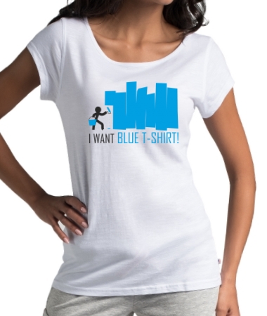 Blue t-shirt